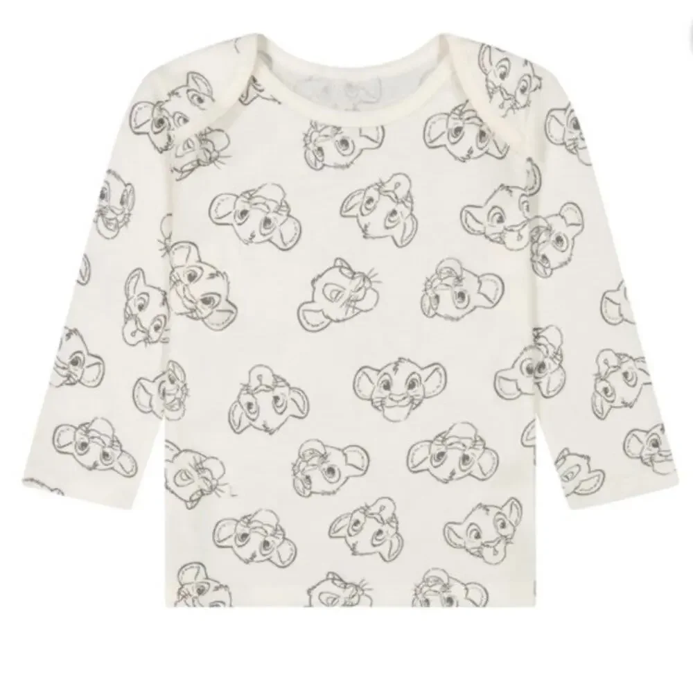 NWT Disney Baby Lion King Simba White Long Sleeve T-Shirt Size 18M